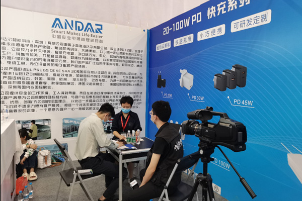 Andar Technology accepts CCTV-7 reporter's interview at the exhibition site on 20th Oct 2021.
